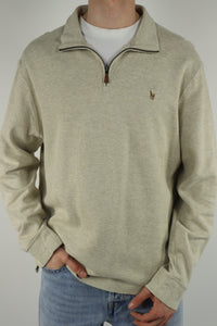 Ralph Lauren trui met kwart rits - L
