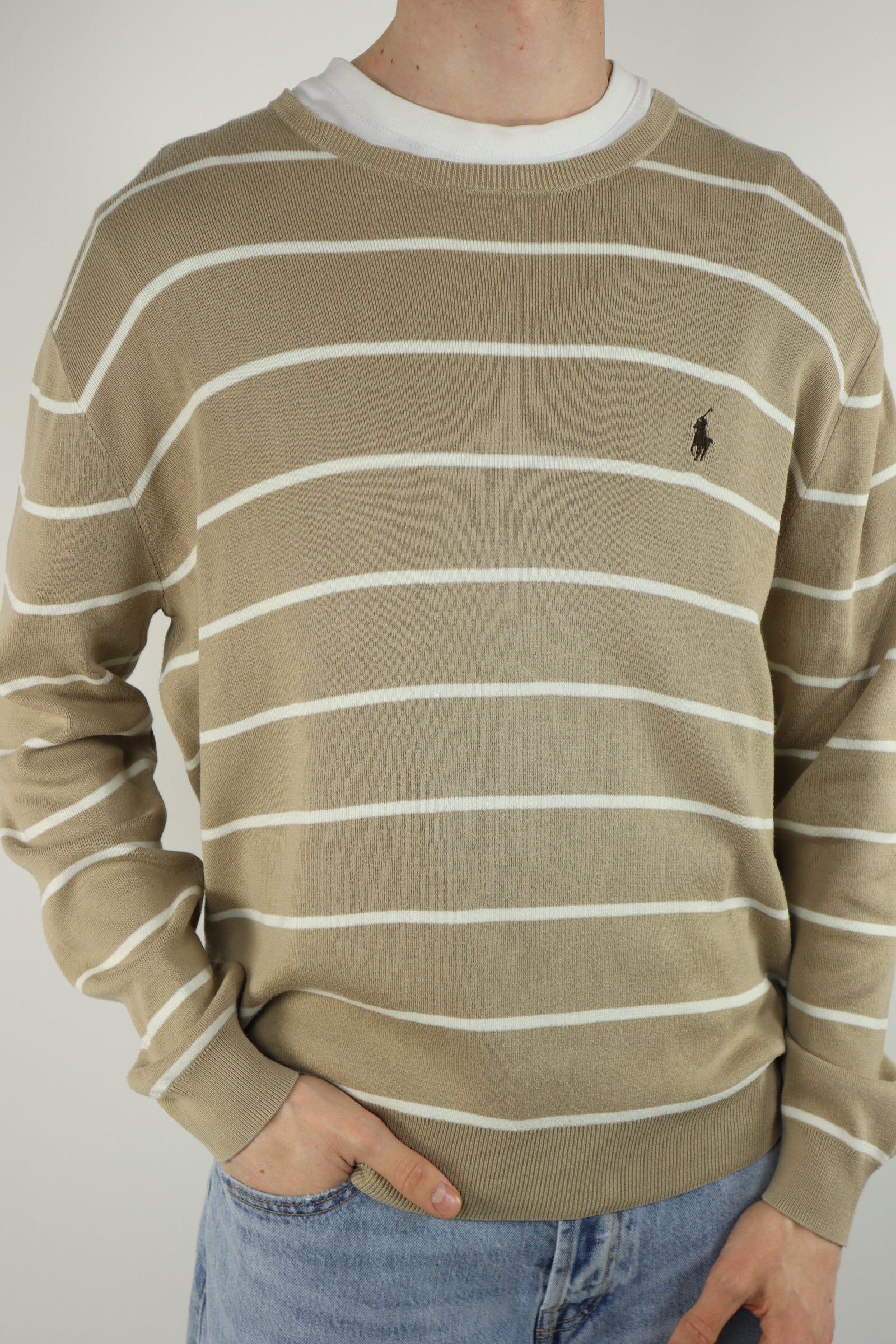 Ralph Lauren trui met ronde hals - M