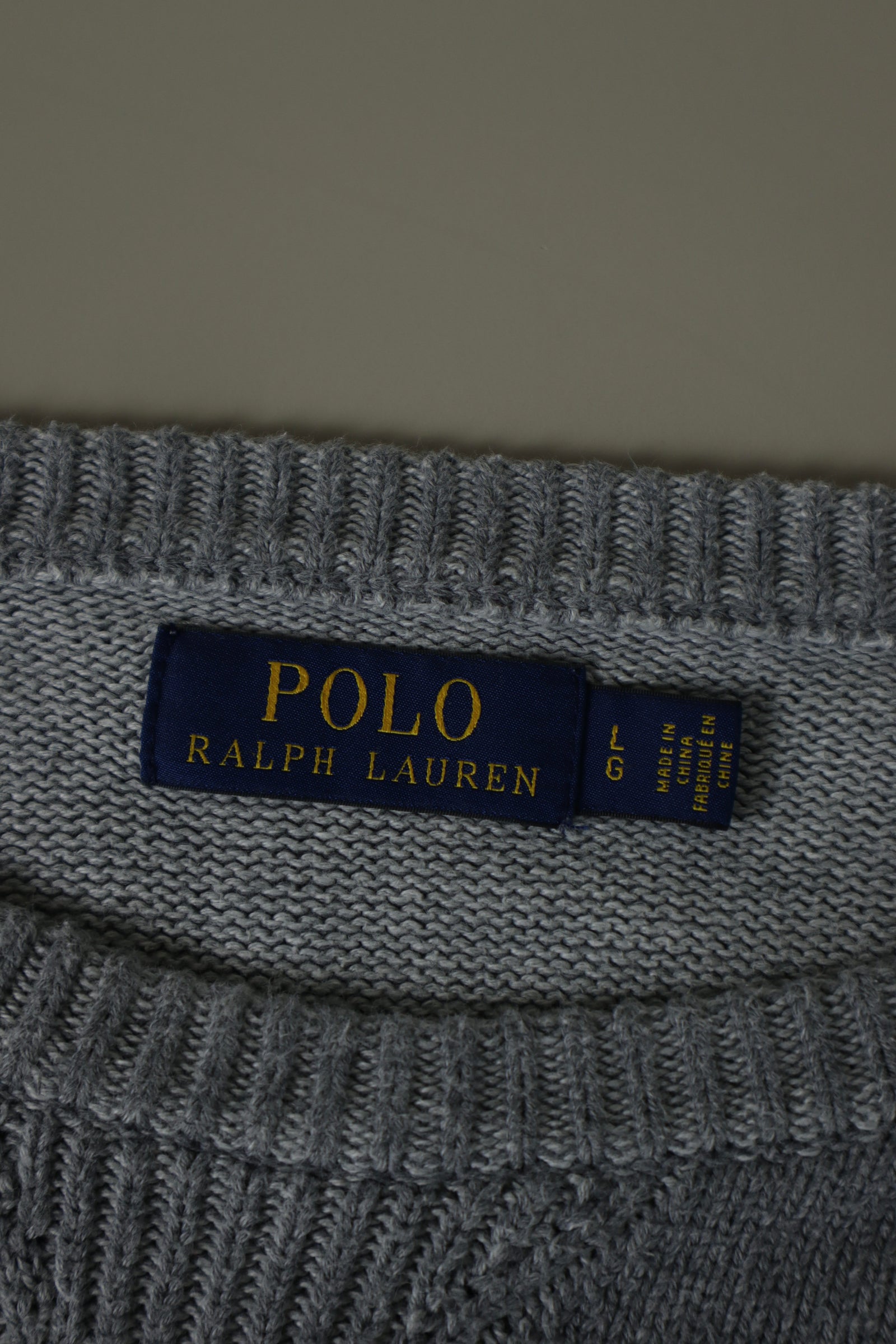 Ralph Lauren trui met ronde hals - L