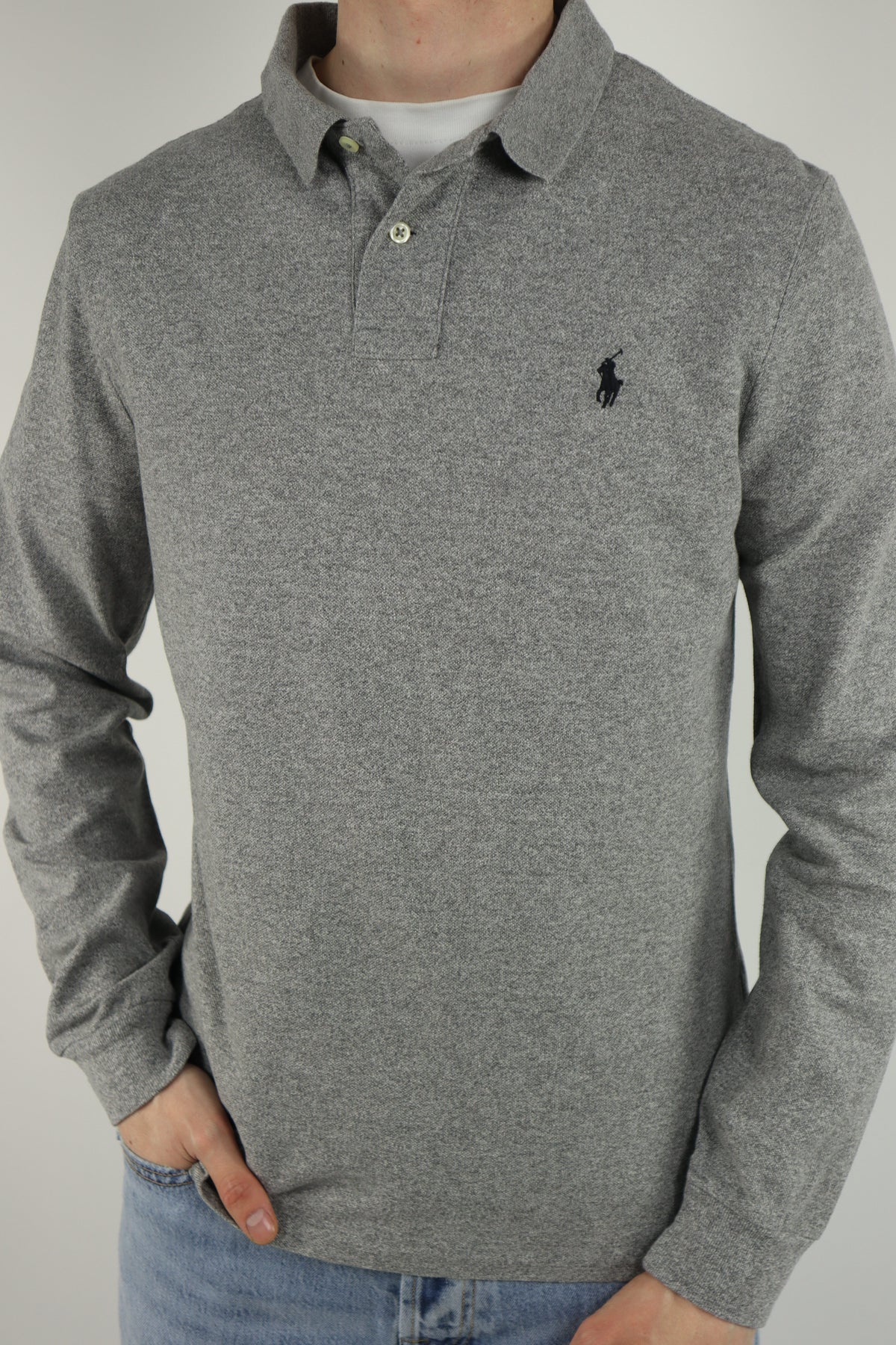 Ralph Lauren polo shirt met lange mouw - M