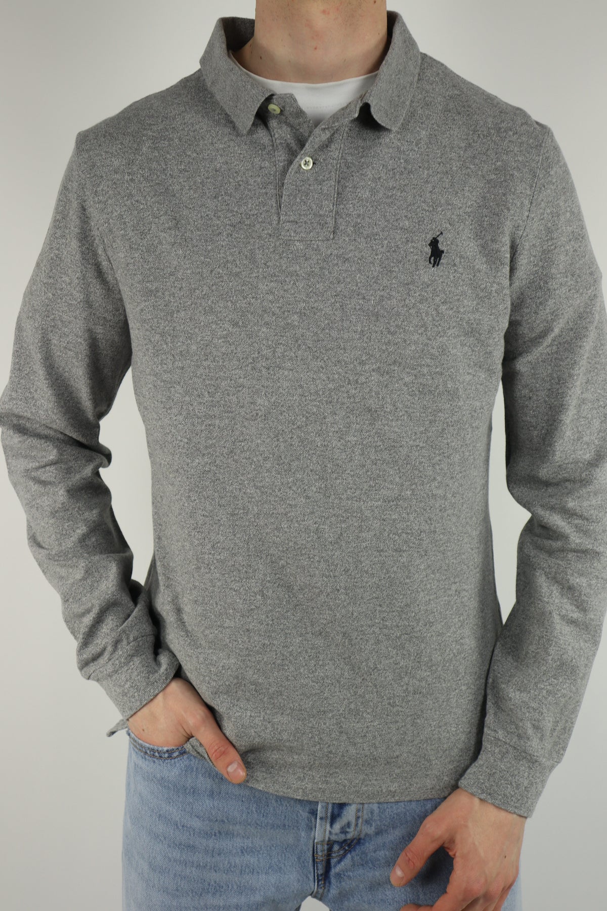 Ralph Lauren polo shirt met lange mouw - M
