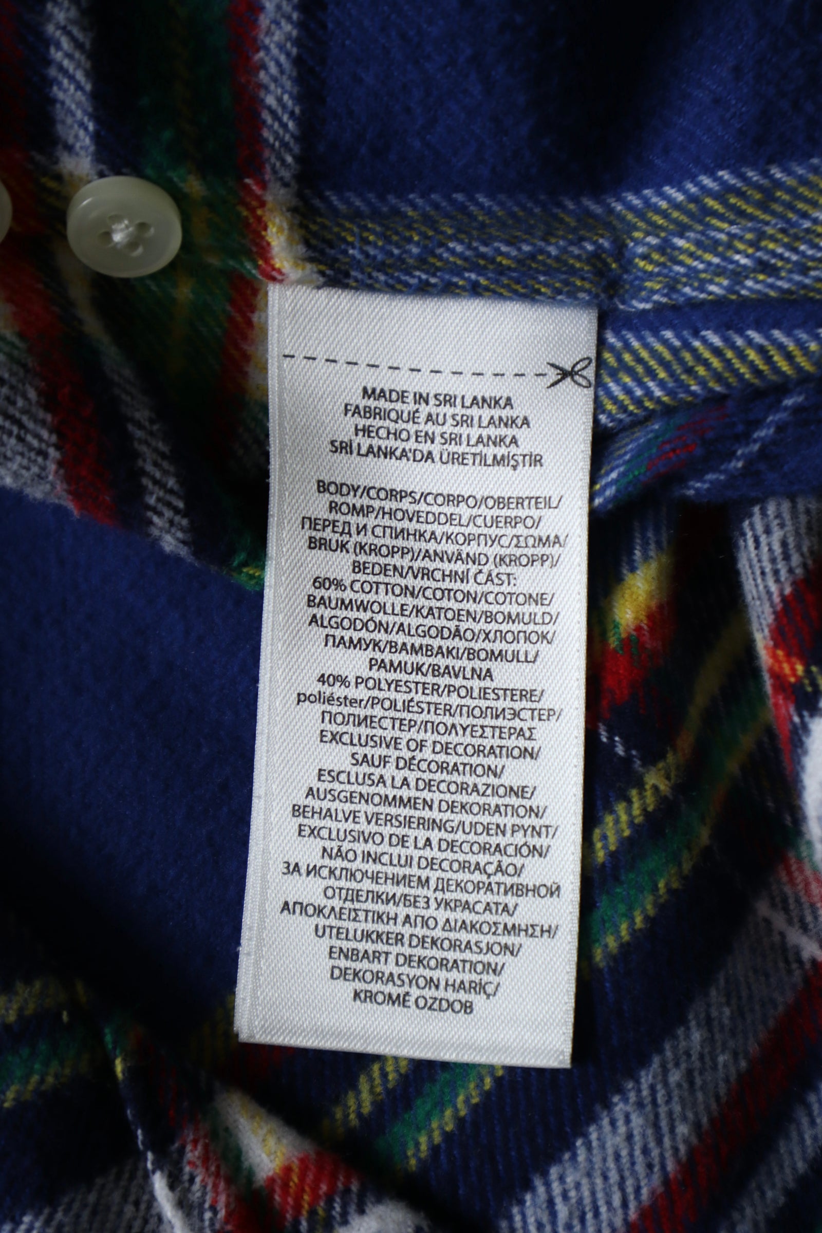 Ralph Lauren flanellen overhemd - S