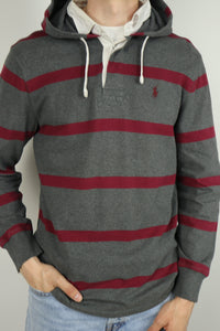Ralph Lauren rugby polo sweater met capuchon - M