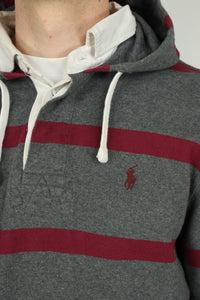 Ralph Lauren rugby polo sweater met capuchon - M
