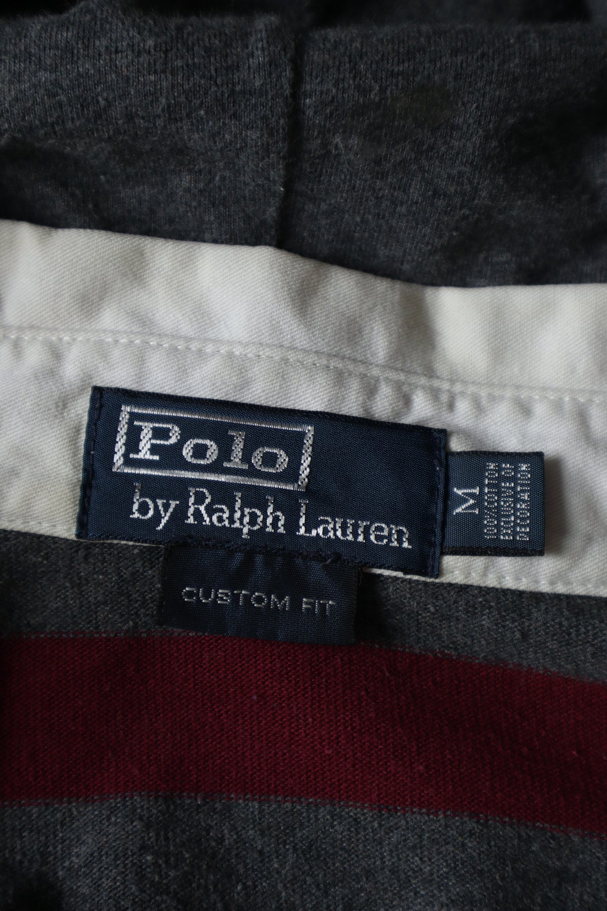 Ralph Lauren rugby polo sweater met capuchon - M