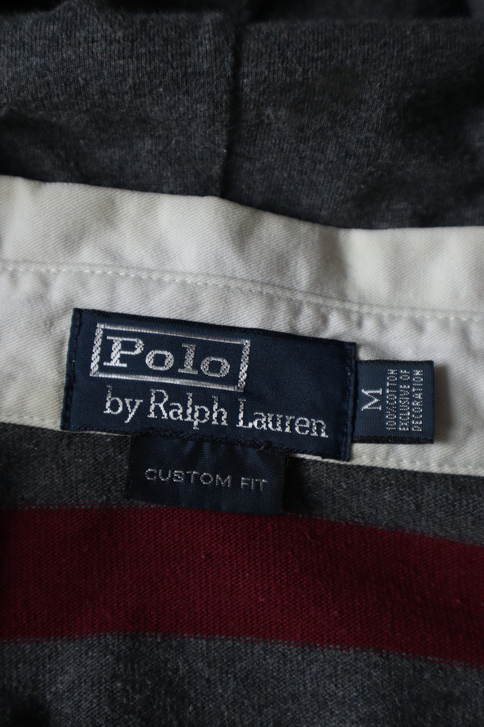 Ralph Lauren rugby polo sweater met capuchon - M