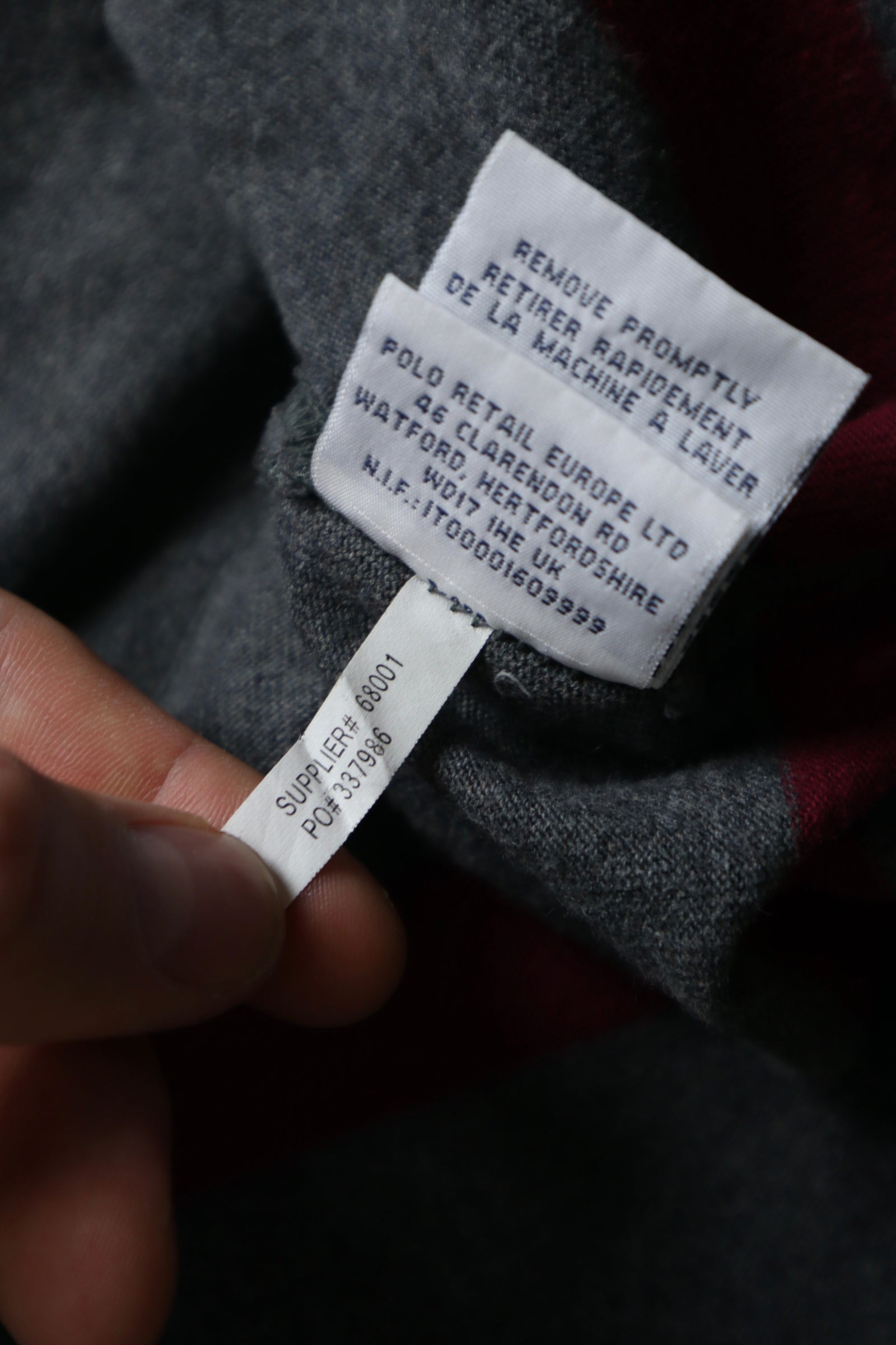 Ralph Lauren rugby polo sweater met capuchon - M