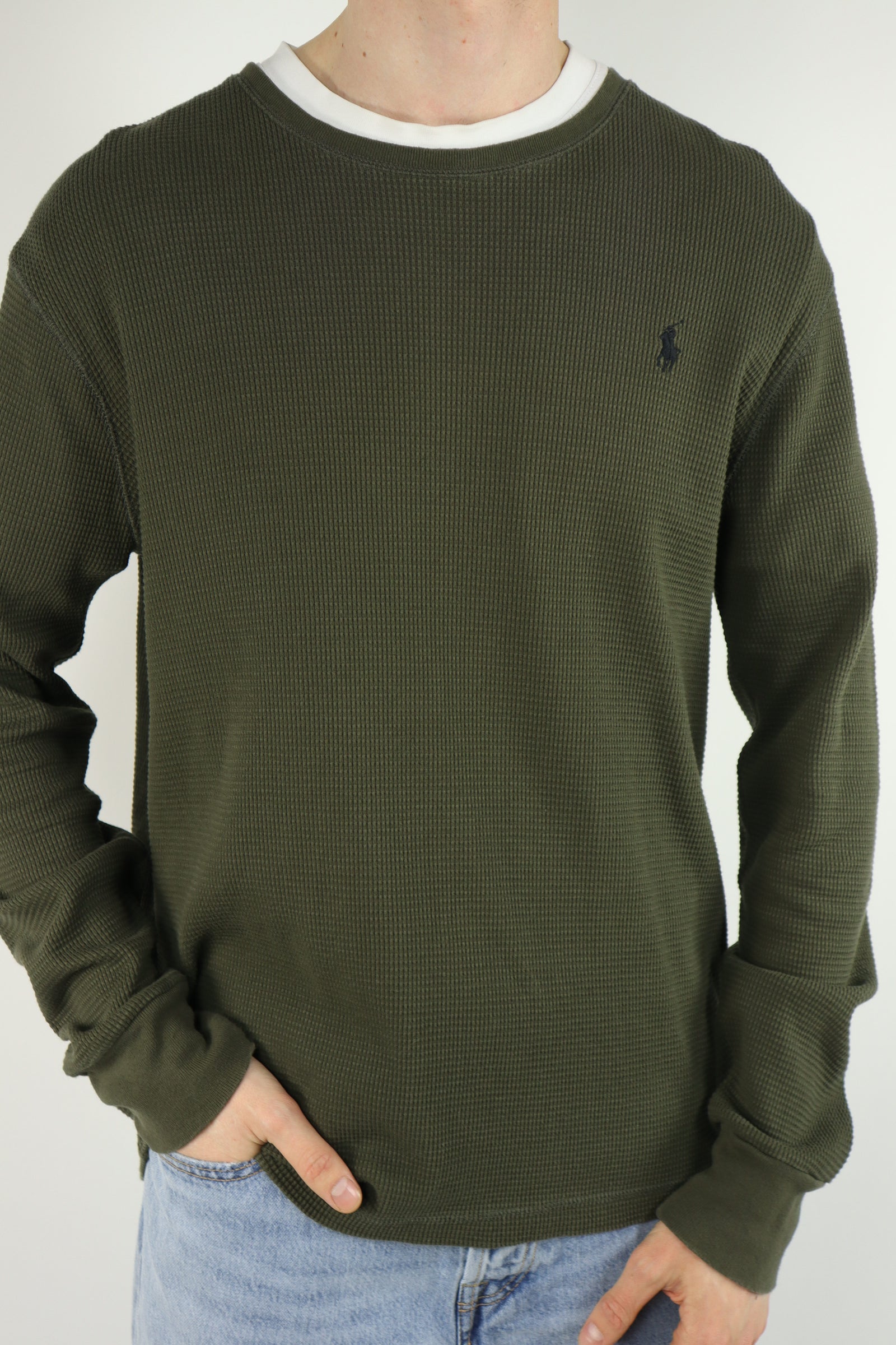 Ralph Lauren trui met ronde hals - L