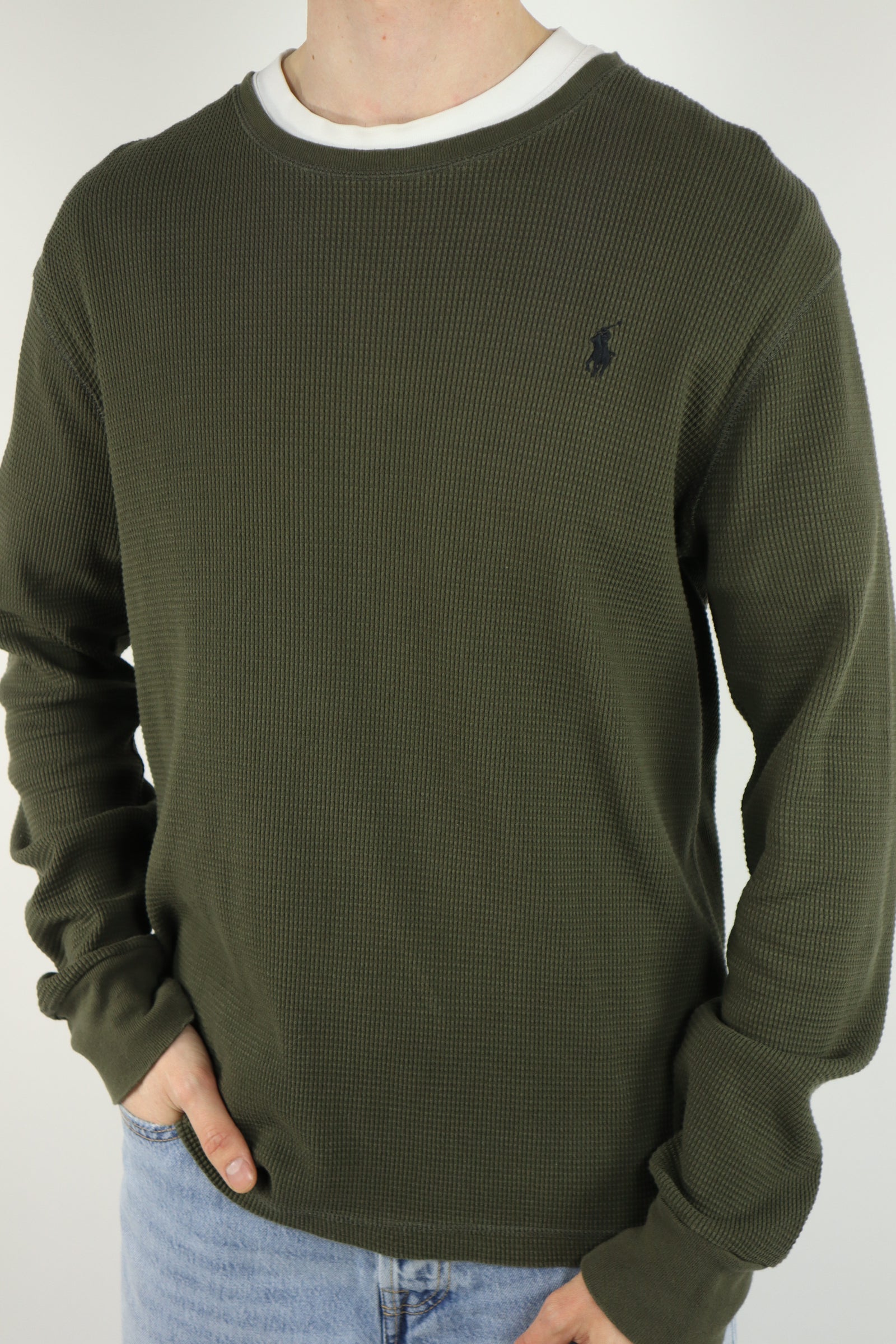 Ralph Lauren trui met ronde hals - L