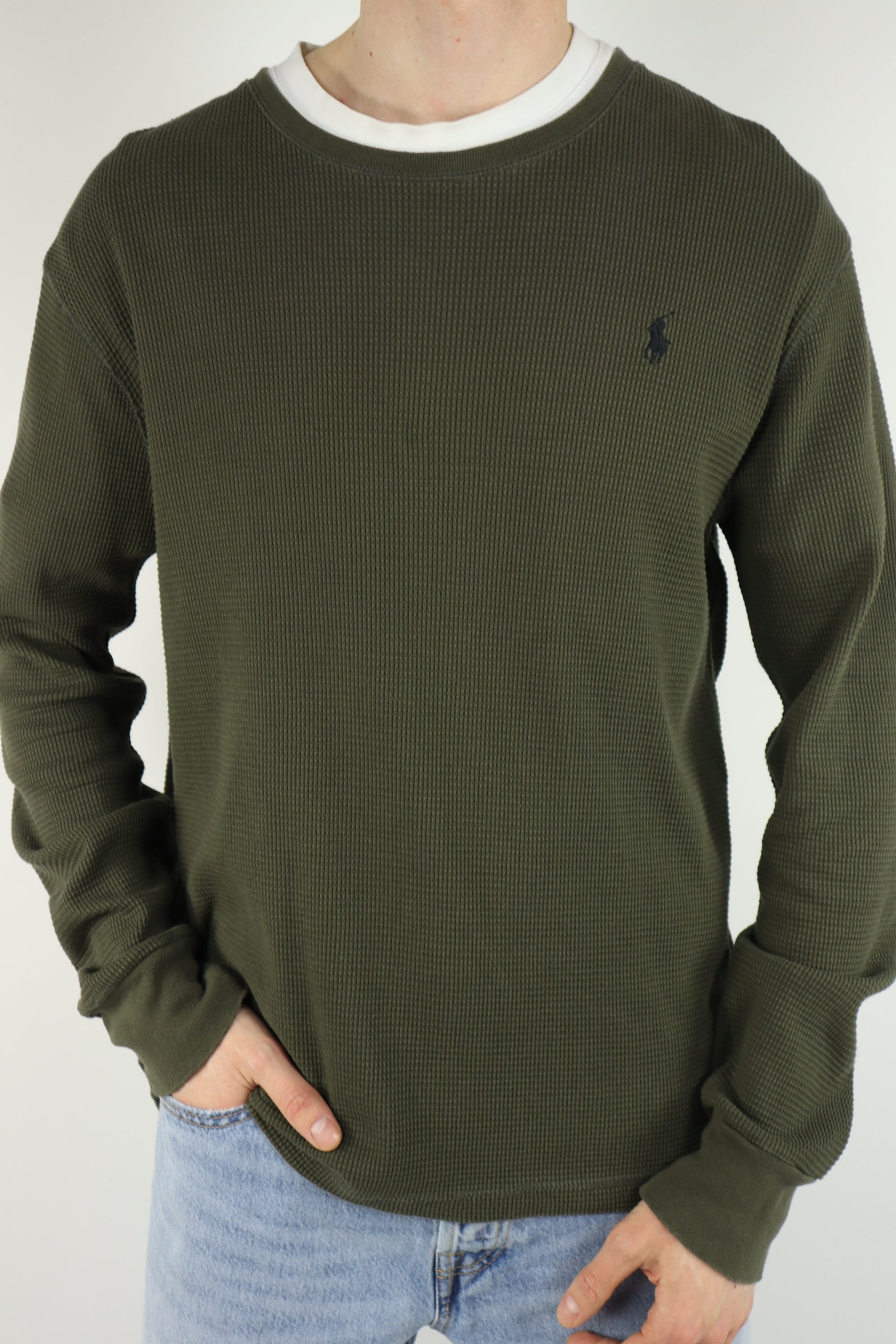 Ralph Lauren trui met ronde hals - L