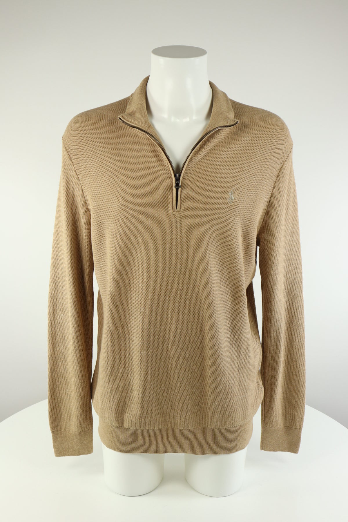 Ralph Lauren trui met kwart rits - L