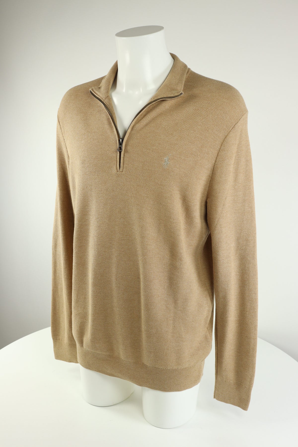 Ralph Lauren trui met kwart rits - L