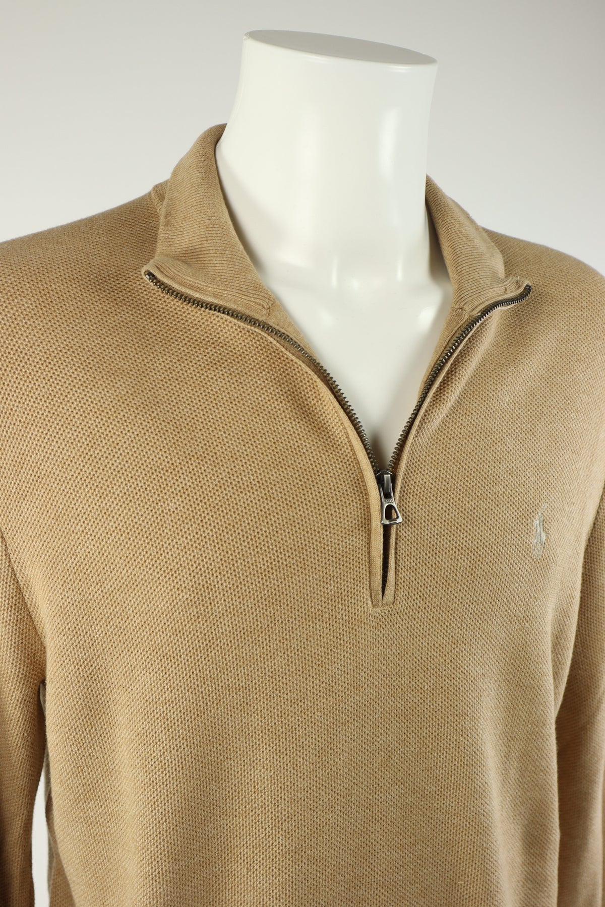 Ralph Lauren trui met kwart rits - L