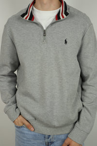 Ralph Lauren trui met kwart rits - L