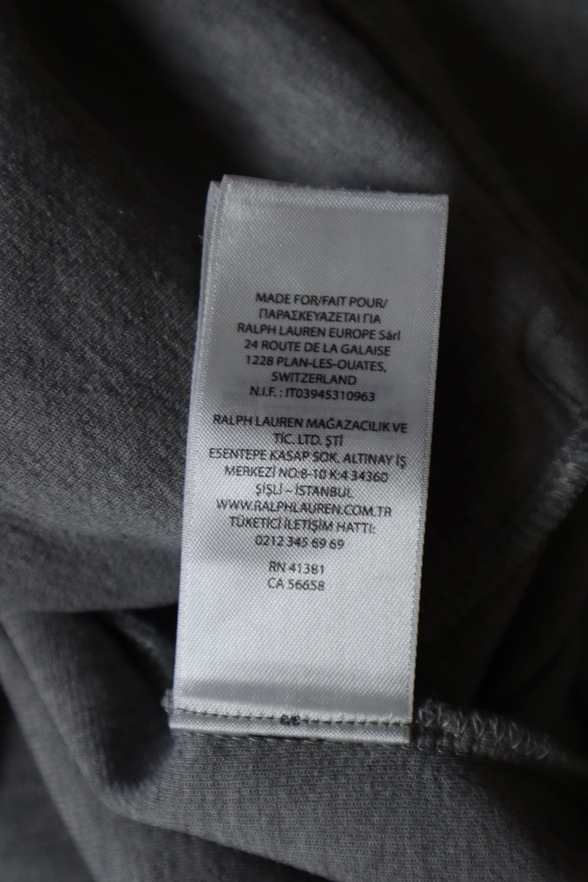 Ralph Lauren trui met kwart rits - L