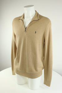 Ralph Lauren trui met kwart rits - M