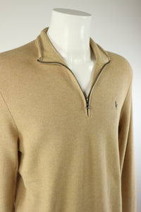 Ralph Lauren trui met kwart rits - M