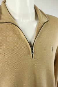 Ralph Lauren trui met kwart rits - M