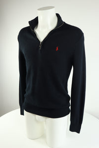 Ralph Lauren trui met kwart rits - S