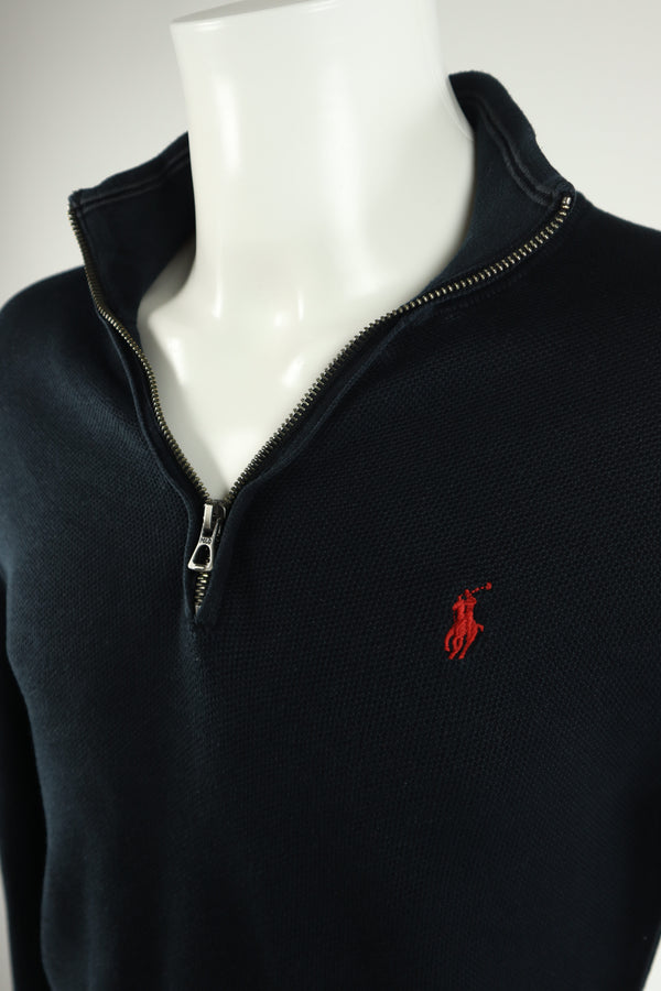Ralph Lauren trui met kwart rits - S