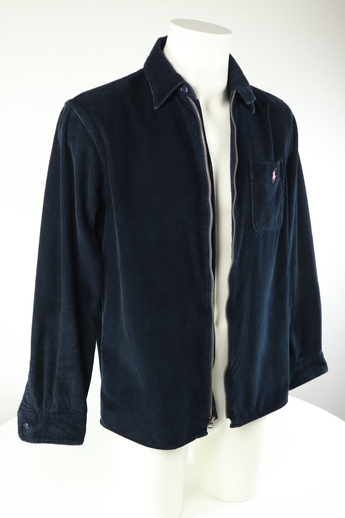 Ralph Lauren corduroy overhemd met rits - S