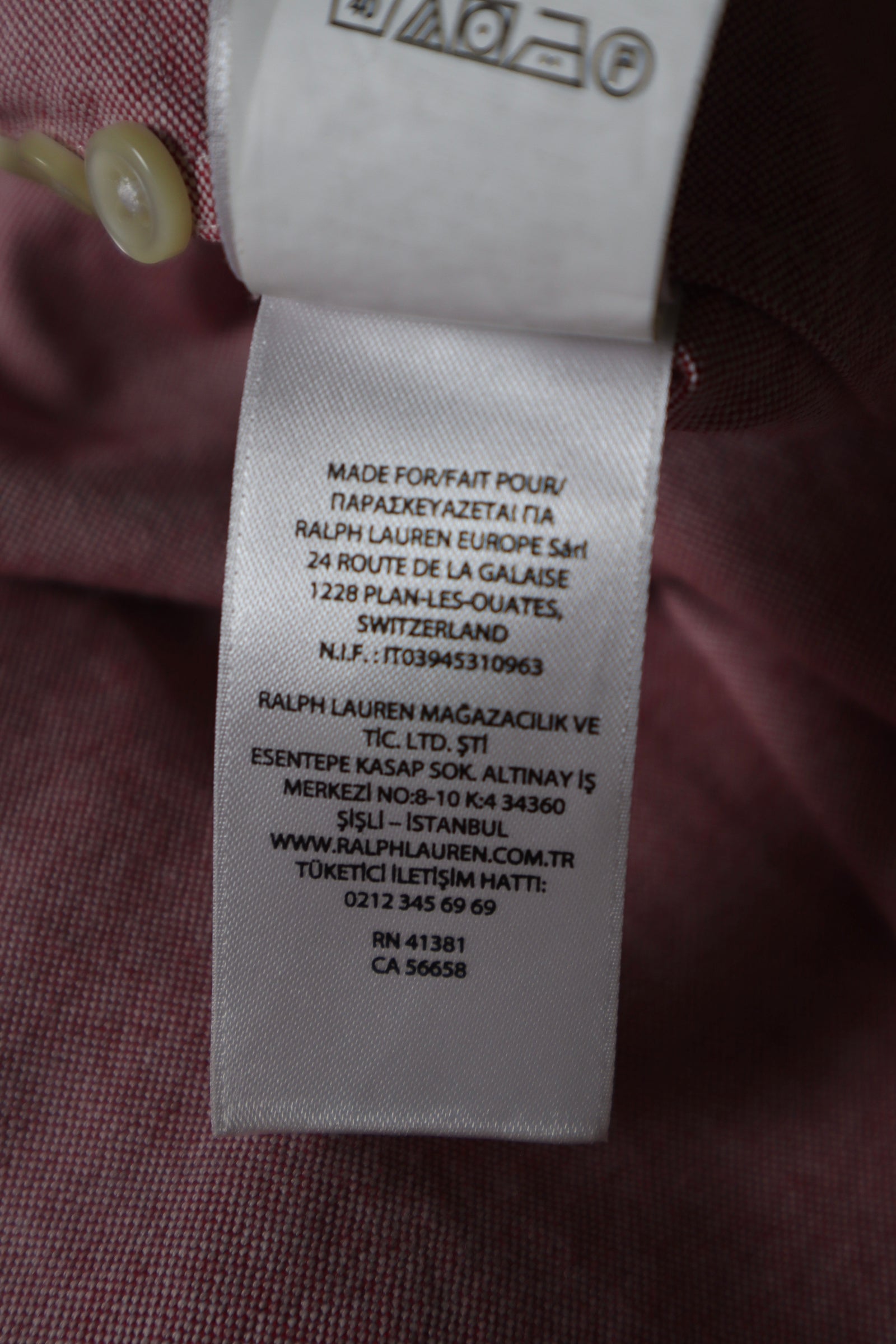 Ralph Lauren overhemd - S/M
