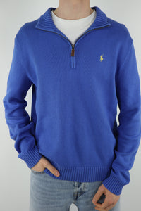 Ralph Lauren trui met kwart rits - L
