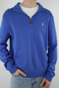 Ralph Lauren trui met kwart rits - L