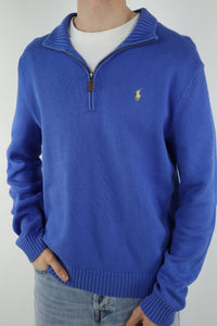 Ralph Lauren trui met kwart rits - L