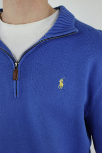 Ralph Lauren trui met kwart rits - L