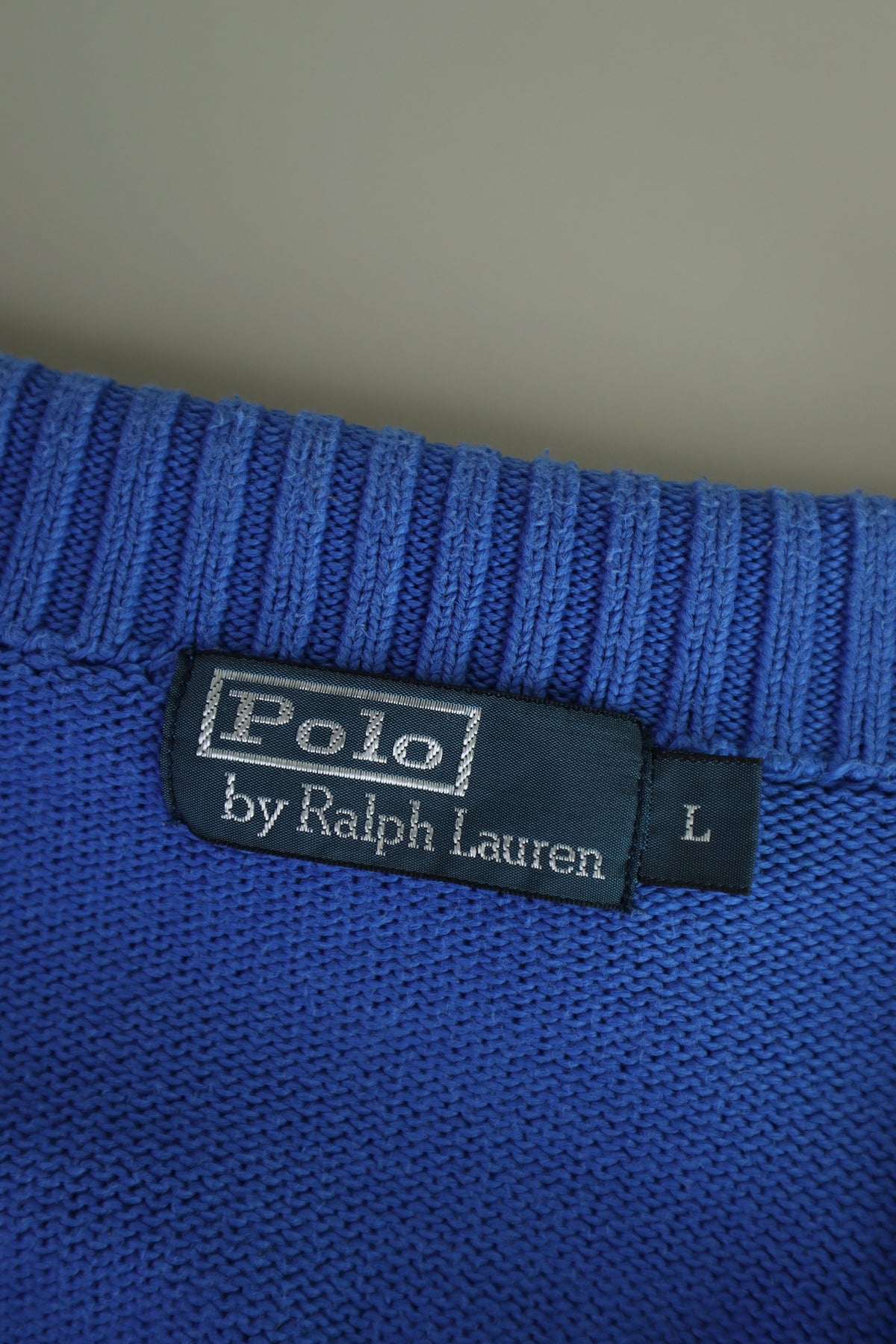 Ralph Lauren trui met kwart rits - L