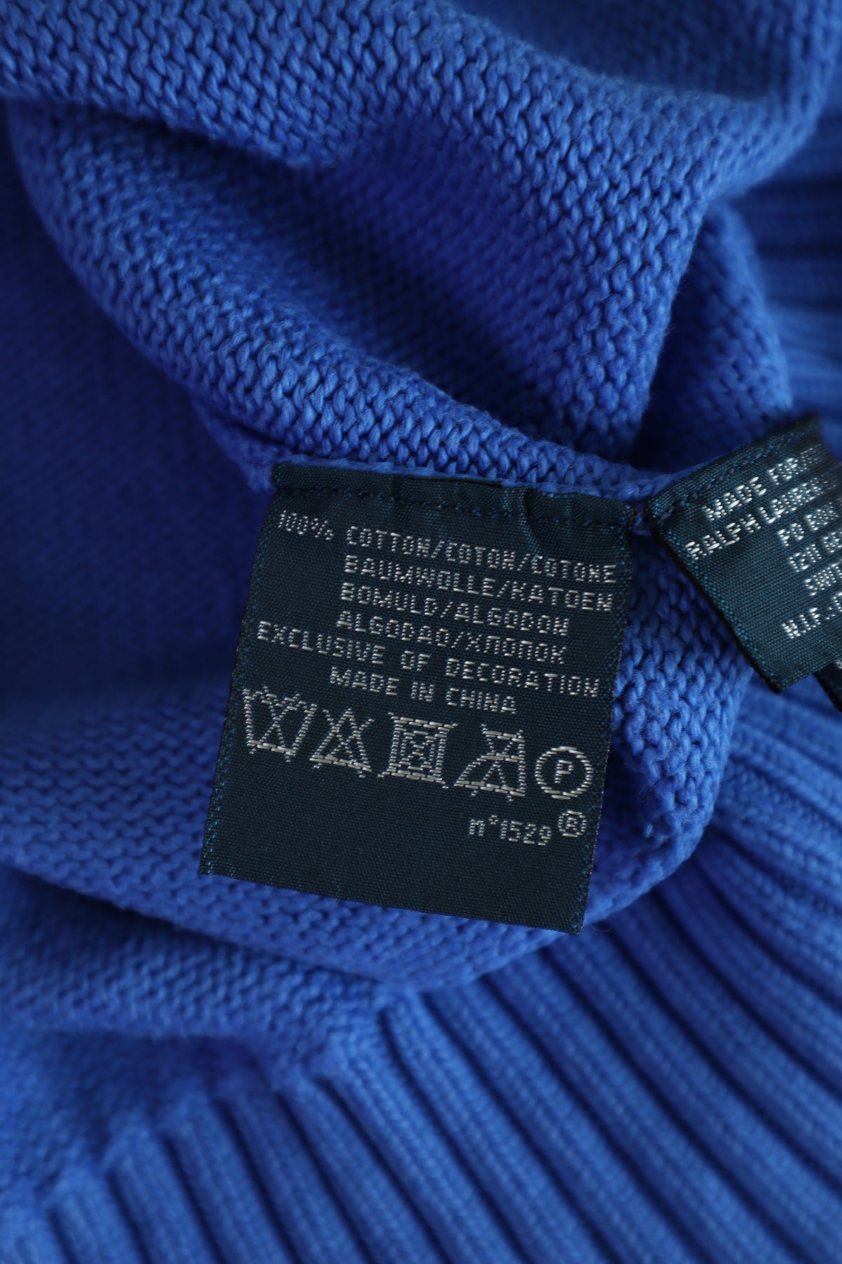 Ralph Lauren trui met kwart rits - L