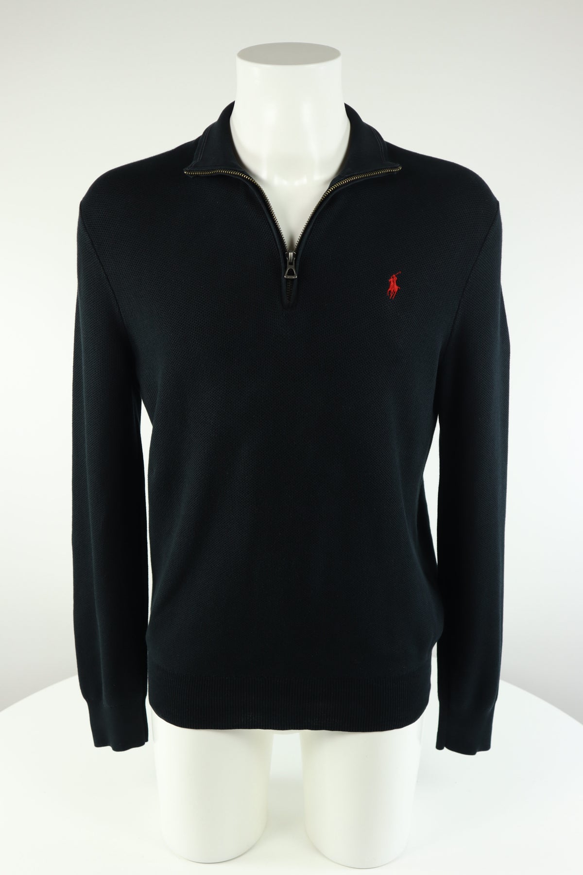 Ralph Lauren trui met kwart rits - M
