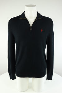 Ralph Lauren trui met kwart rits - M