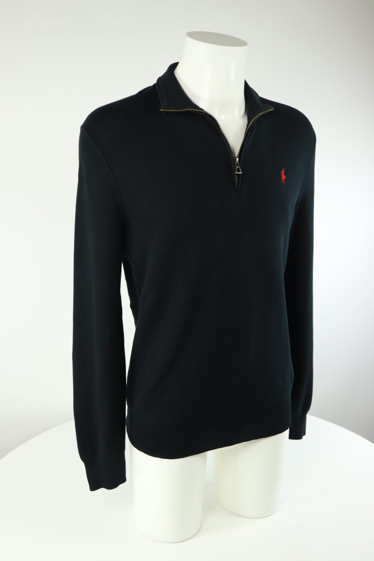 Ralph Lauren trui met kwart rits - M