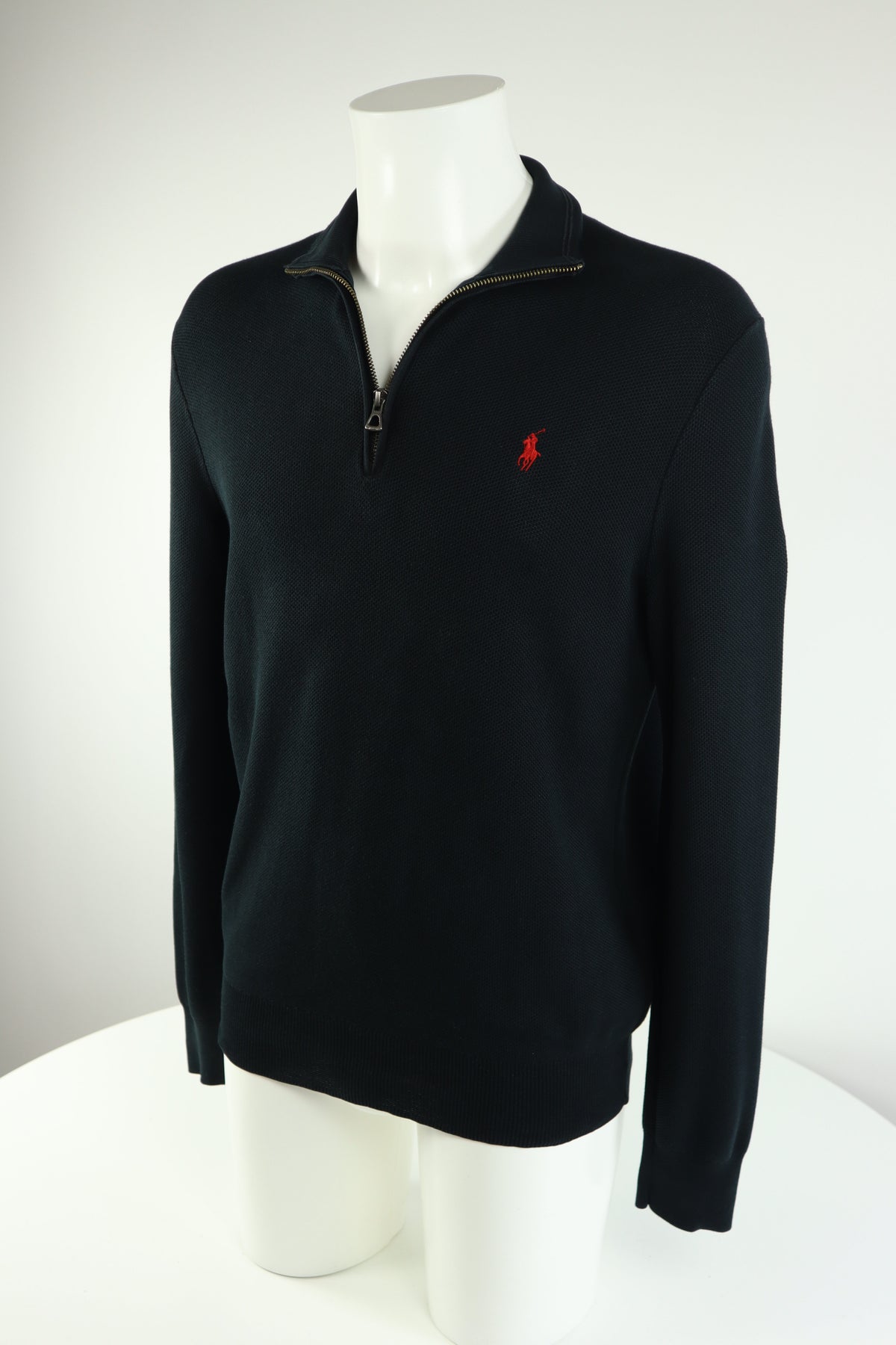 Ralph Lauren trui met kwart rits - M