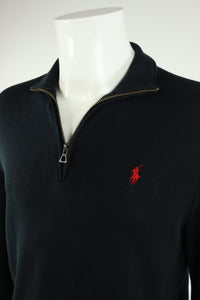 Ralph Lauren trui met kwart rits - M