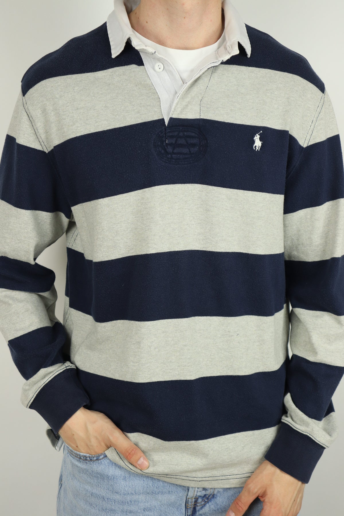 Ralph Lauren (rugby) polo shirt met lange mouw - L