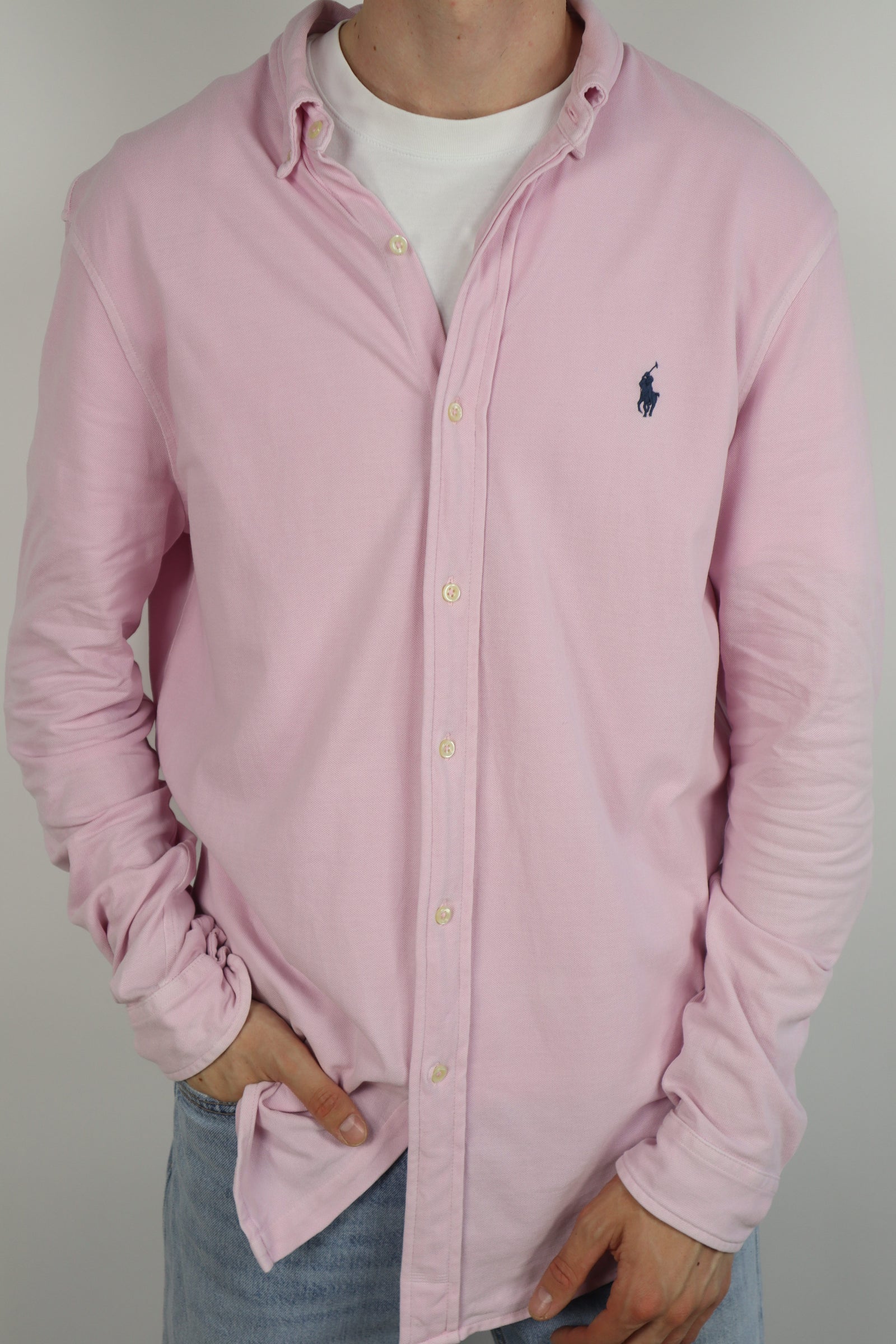 Ralph Lauren overhemd featherweight mesh - L/XL