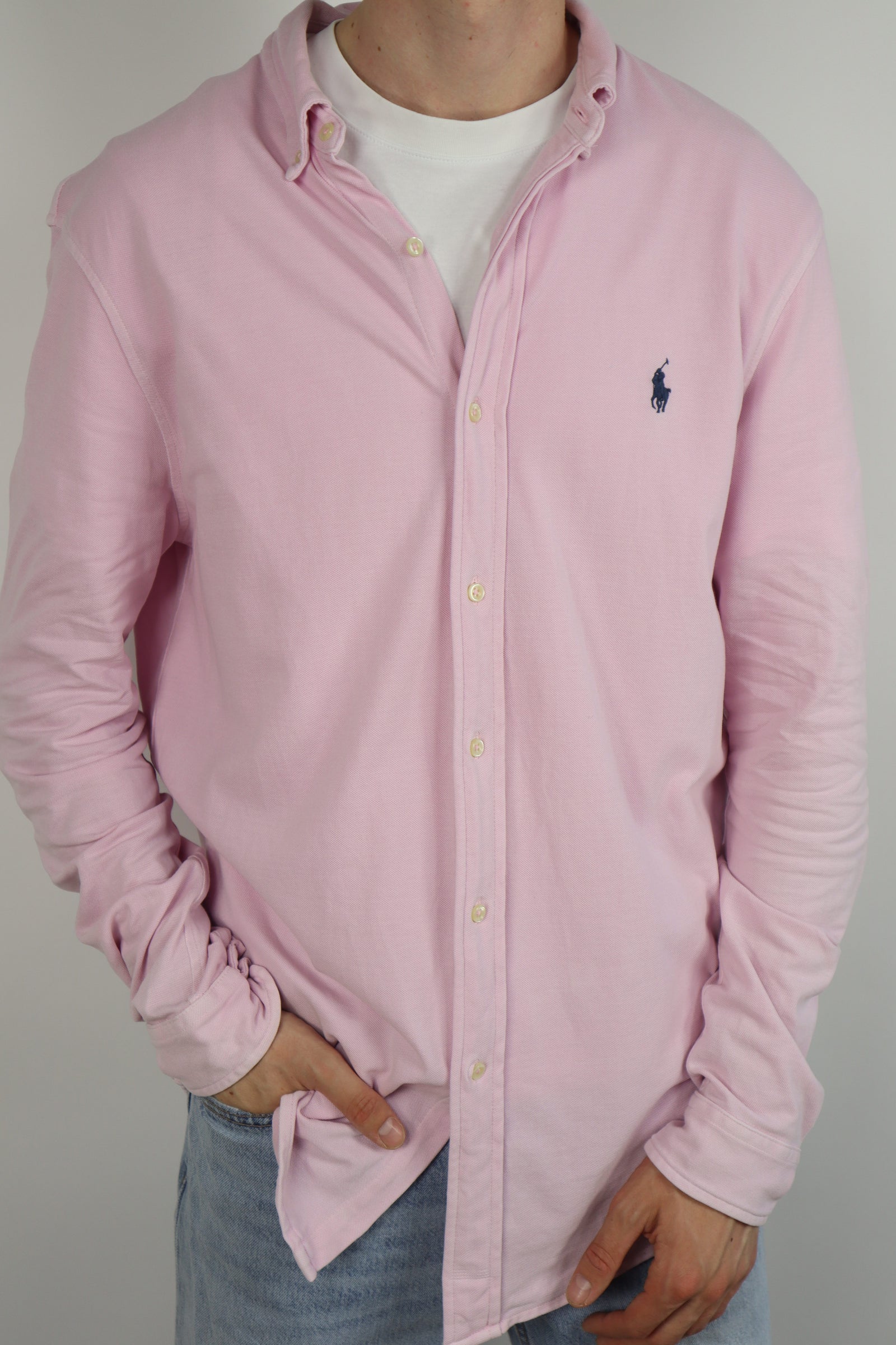 Ralph Lauren overhemd featherweight mesh - L/XL