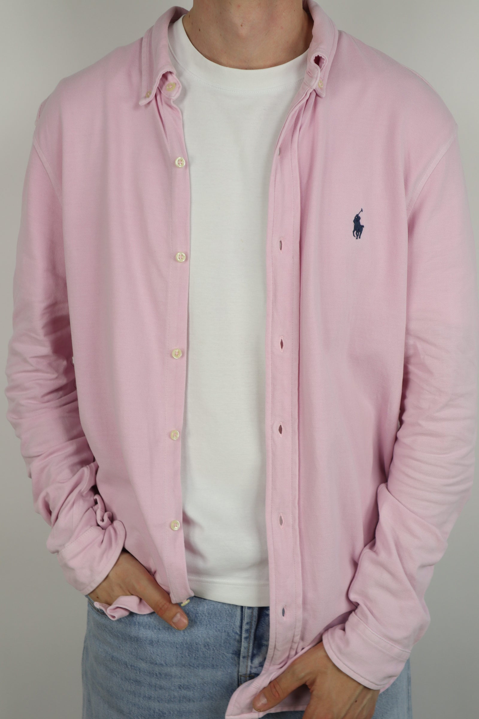 Ralph Lauren overhemd featherweight mesh - L/XL