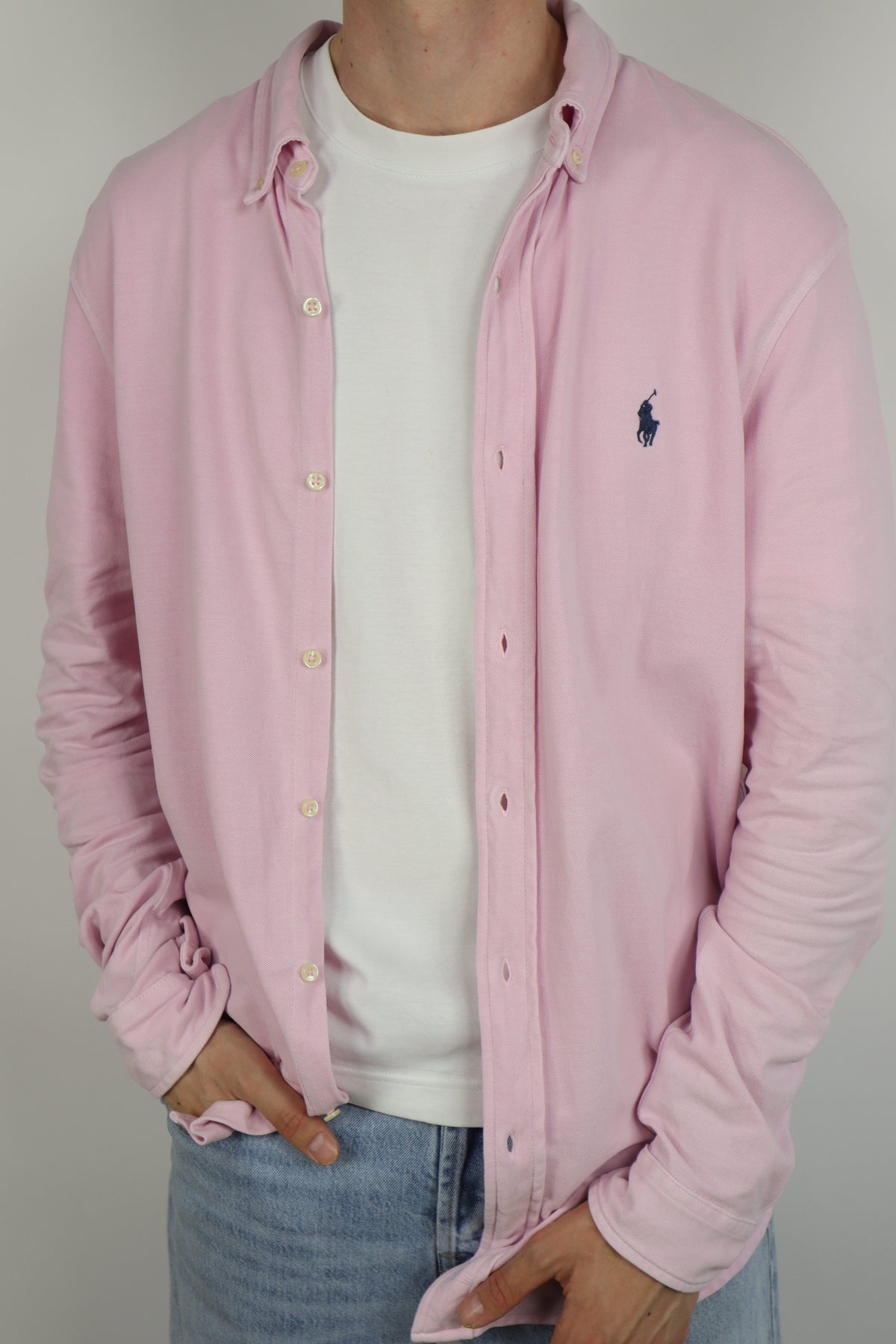 Ralph Lauren overhemd featherweight mesh - L/XL