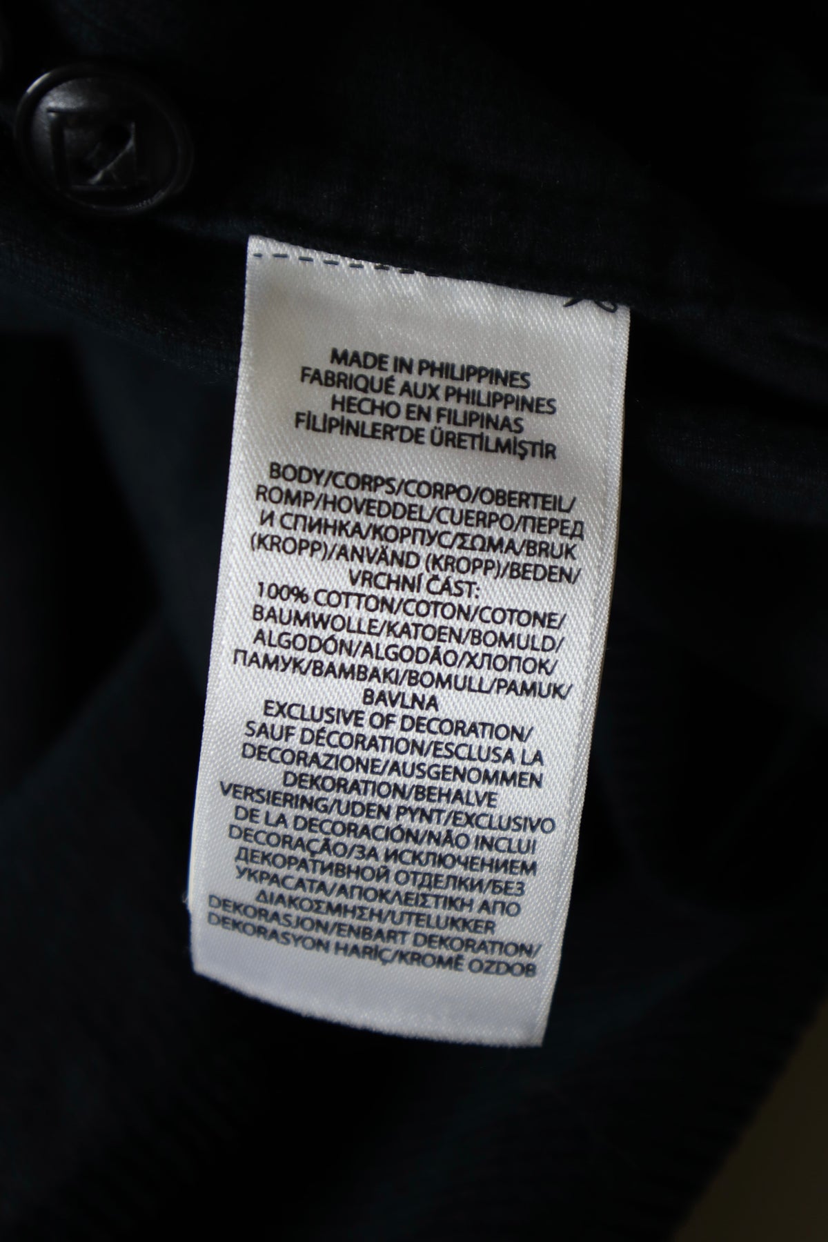 Ralph Lauren corduroy jas/overshirt met rits - S/M