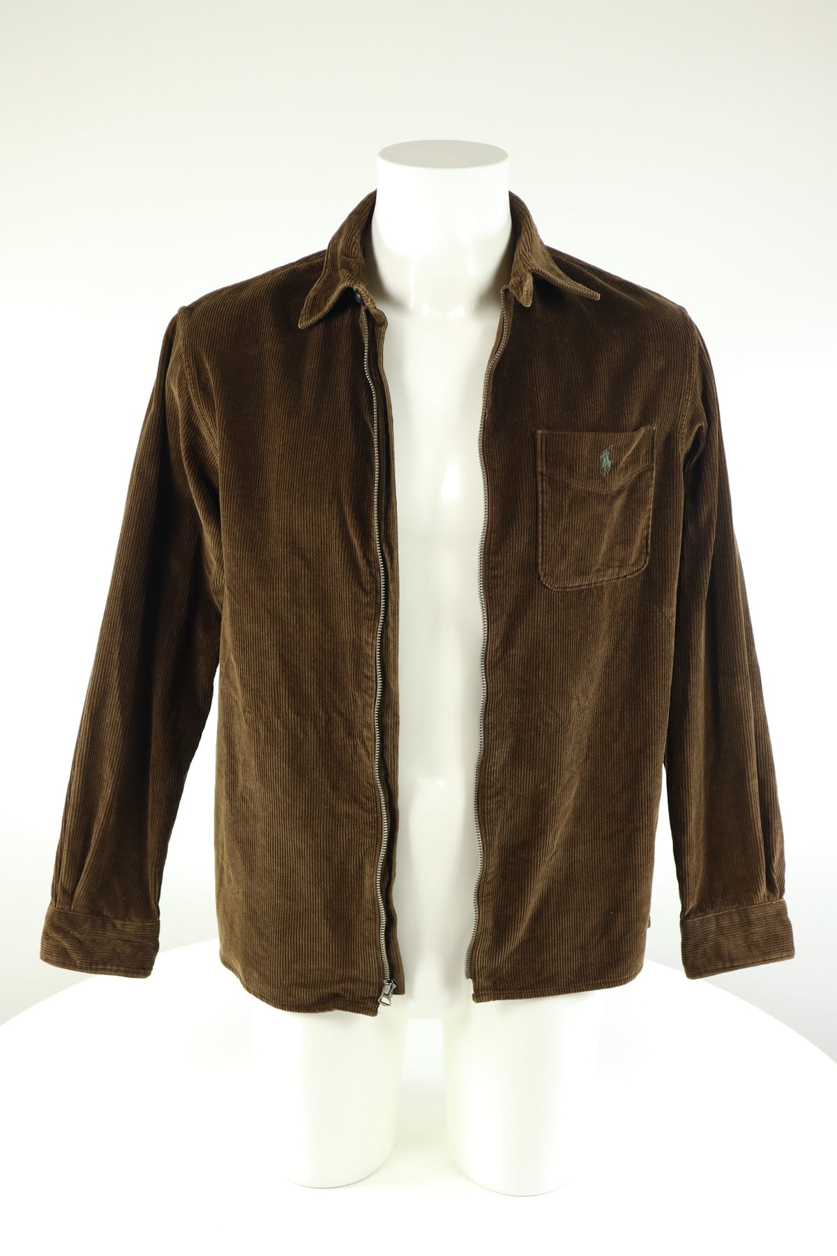 Ralph Lauren corduroy overhemd met rits - S