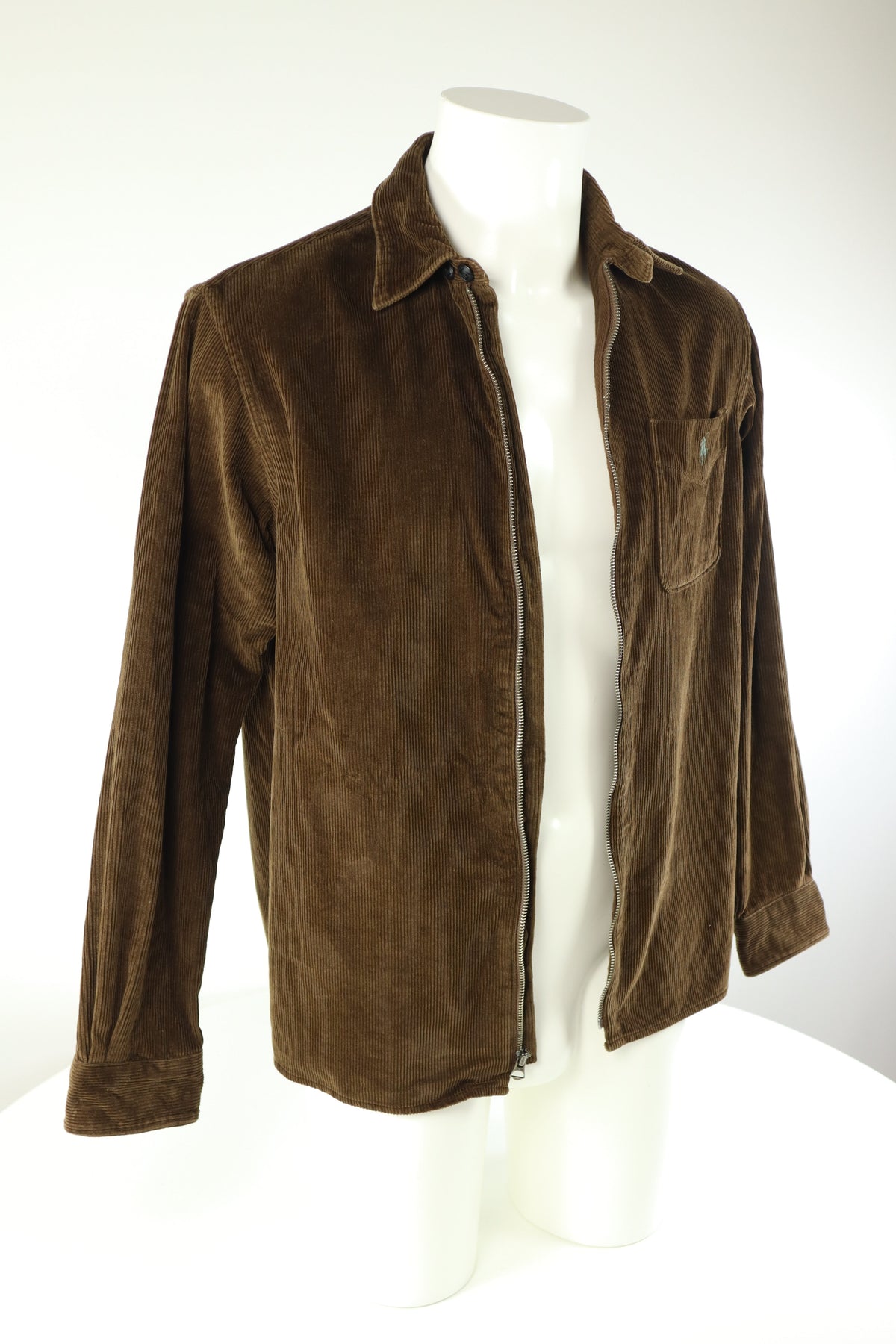 Ralph Lauren corduroy overhemd met rits - S