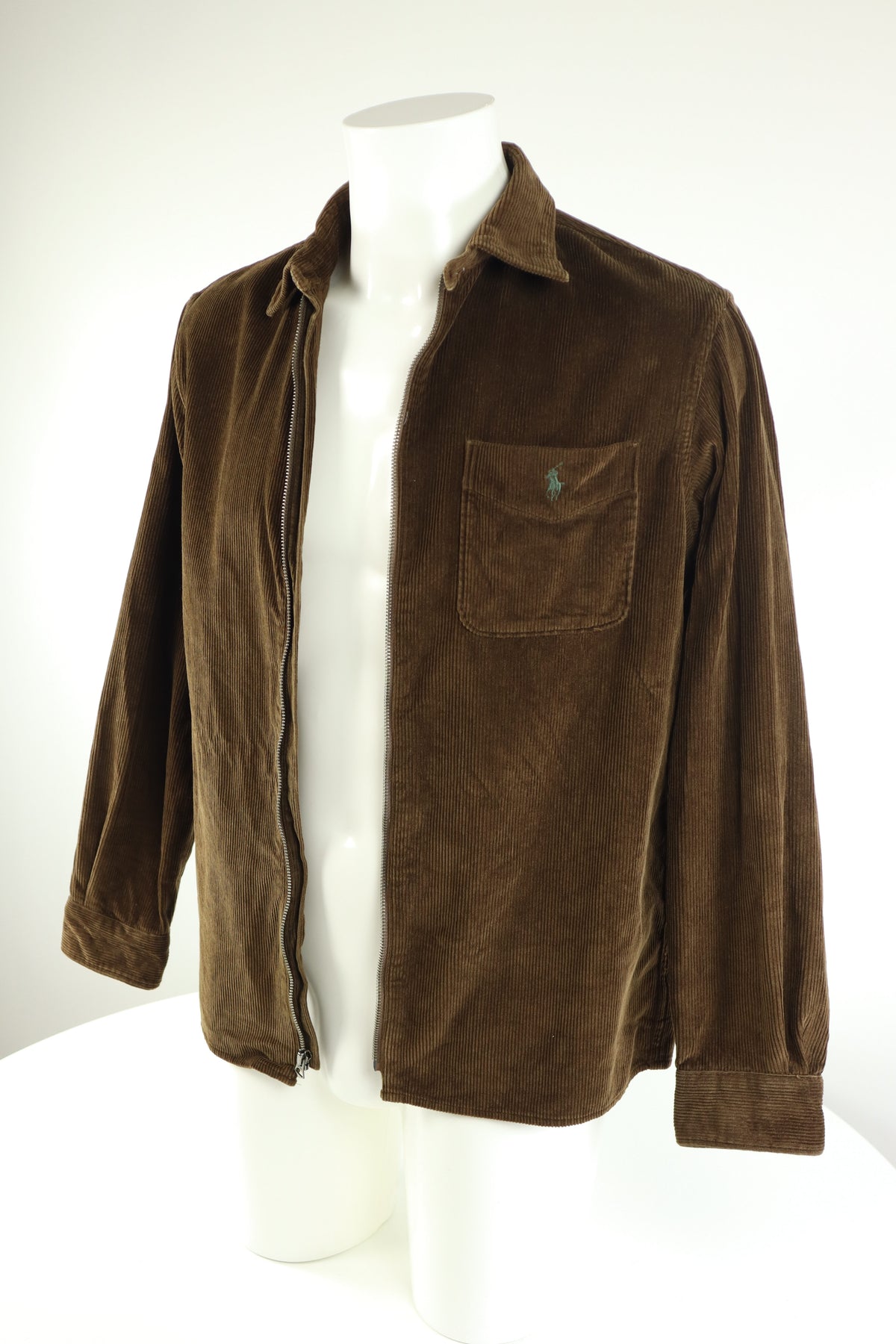 Ralph Lauren corduroy overhemd met rits - S