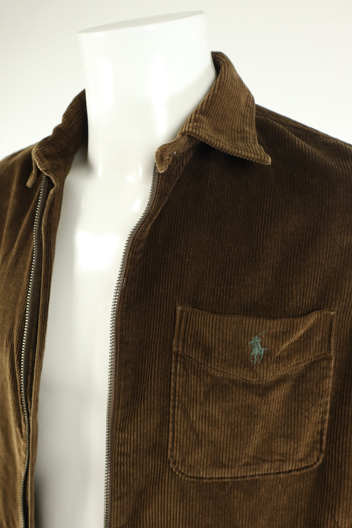 Ralph Lauren corduroy overhemd met rits - S