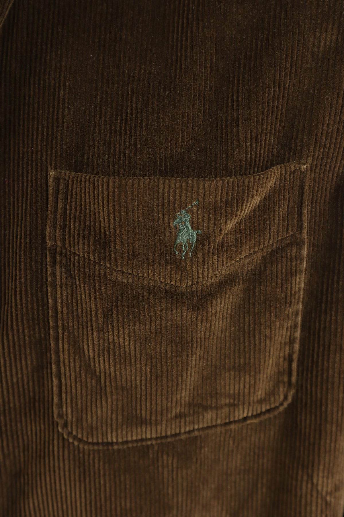 Ralph Lauren corduroy overhemd met rits - S