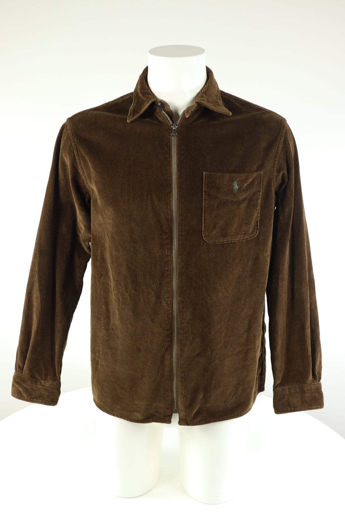 Ralph Lauren corduroy overhemd met rits - S