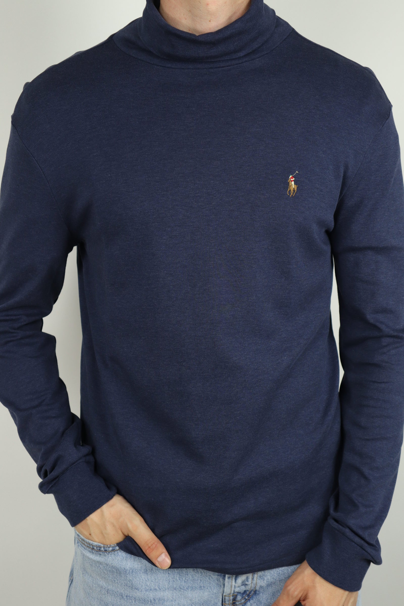 Ralph Lauren longsleeve met col - M